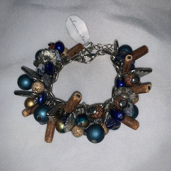 women's Sheerwater beach wear Bracelet multicolor natural beaded hand crafted. - Picture 1 of 13